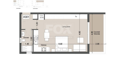 Studio apartment for sale in Potamos Germasogeias, Limassol