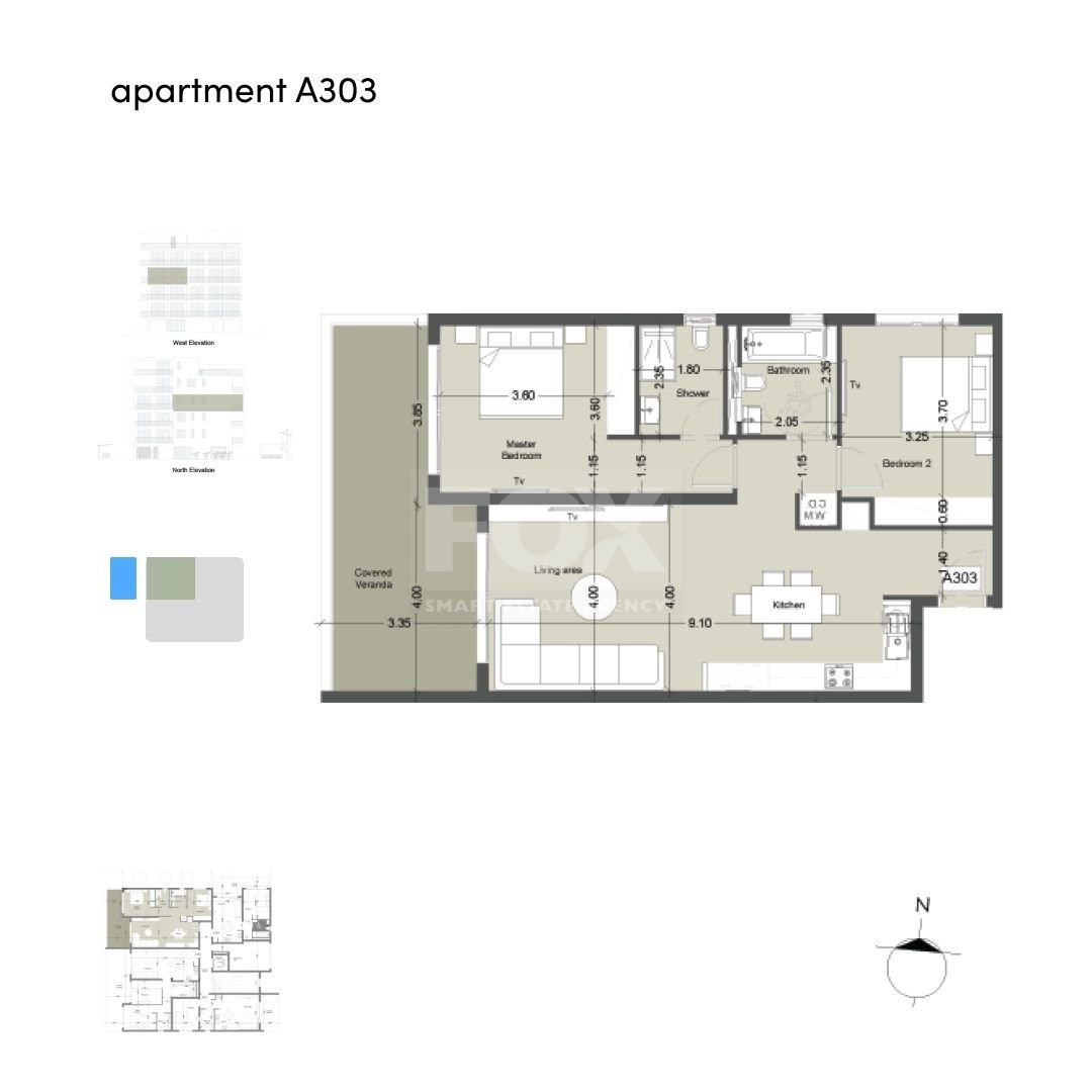 Two bedroom apartment for sale in Potamos Germasogeias, Limassol