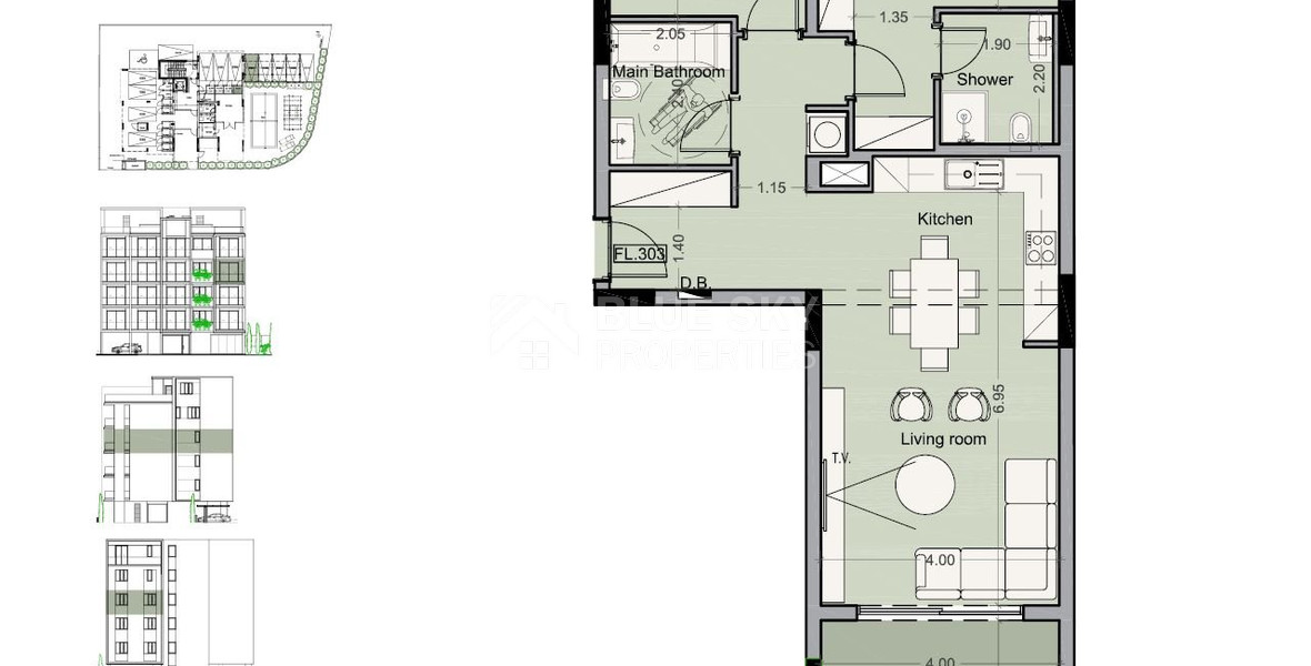 Two bedroom apartment for sale in Potamos Germasogeias, Limassol