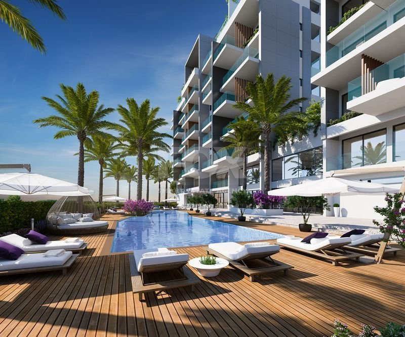 Two-bedroom apartment for sale in luxury tower in Tombs of the Kings area, Paphos