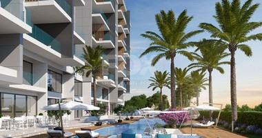 Two-bedroom apartment for sale in luxury tower in Tombs of the Kings area, Paphos