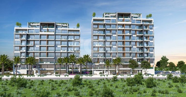 Two-bedroom apartment for sale in luxury tower in Tombs of the Kings area, Paphos