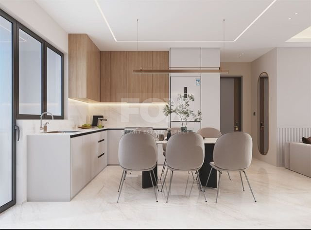 Two-bedroom apartment for sale in luxury tower in Tombs of the Kings area, Paphos