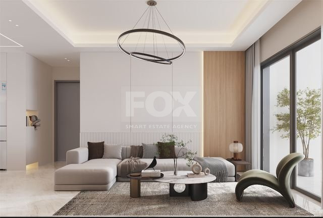 Two-bedroom apartment for sale in luxury tower in Tombs of the Kings area, Paphos