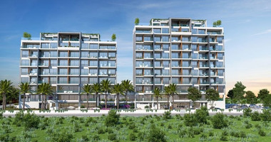 Two-bedroom apartment for sale in luxury tower in Tombs of the Kings area, Paphos
