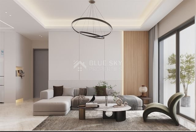 Two-bedroom apartment for sale in luxury tower in Tombs of the Kings area, Paphos