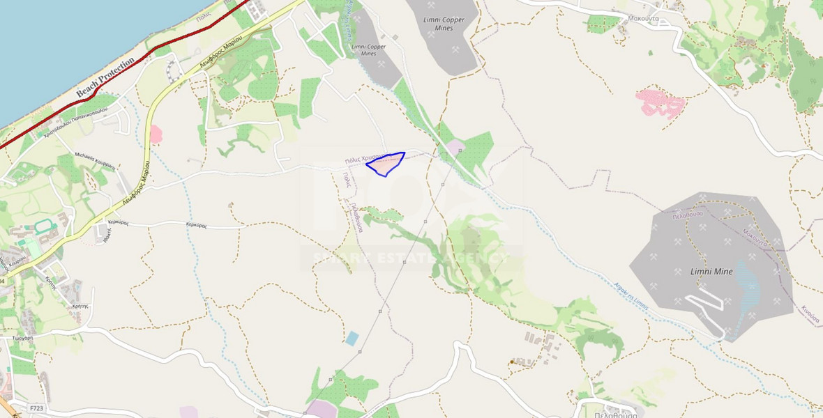 Large 20402 m2 Field for Sale in Pelathousa