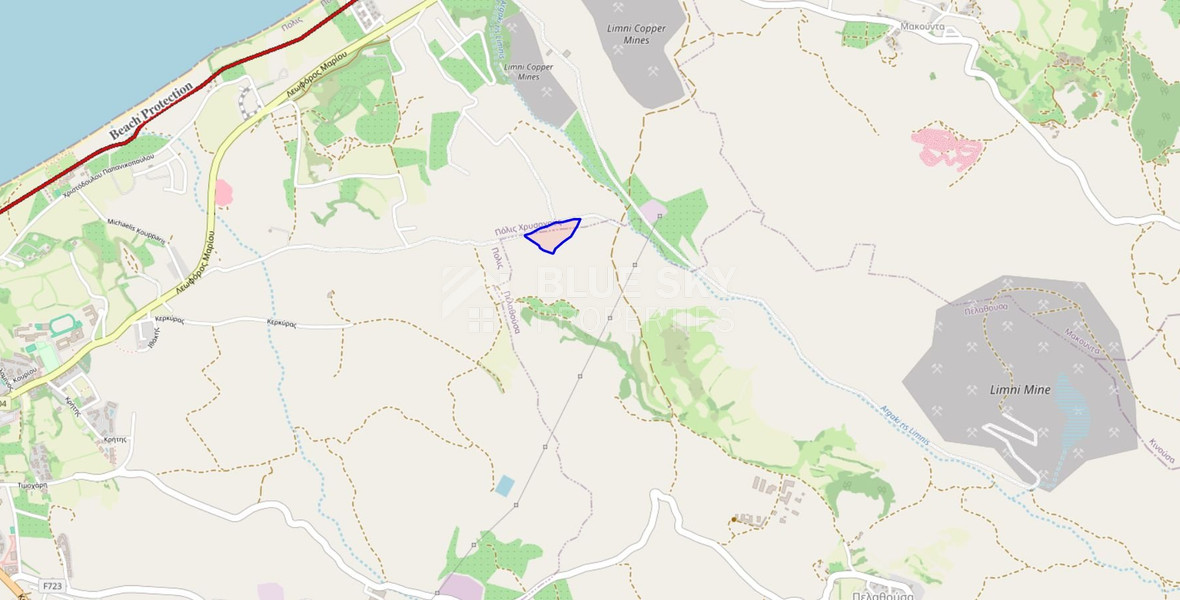 Large 20402 m2 Field for Sale in Pelathousa