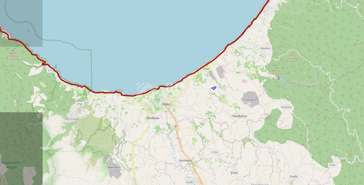 Large 20402 m2 Field for Sale in Pelathousa
