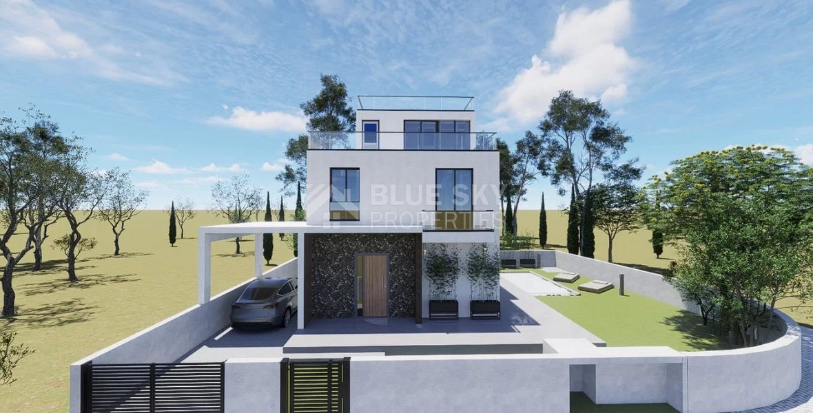 Three Bedroom Detached House with swimming pool for Sale in Souni-Zanakia