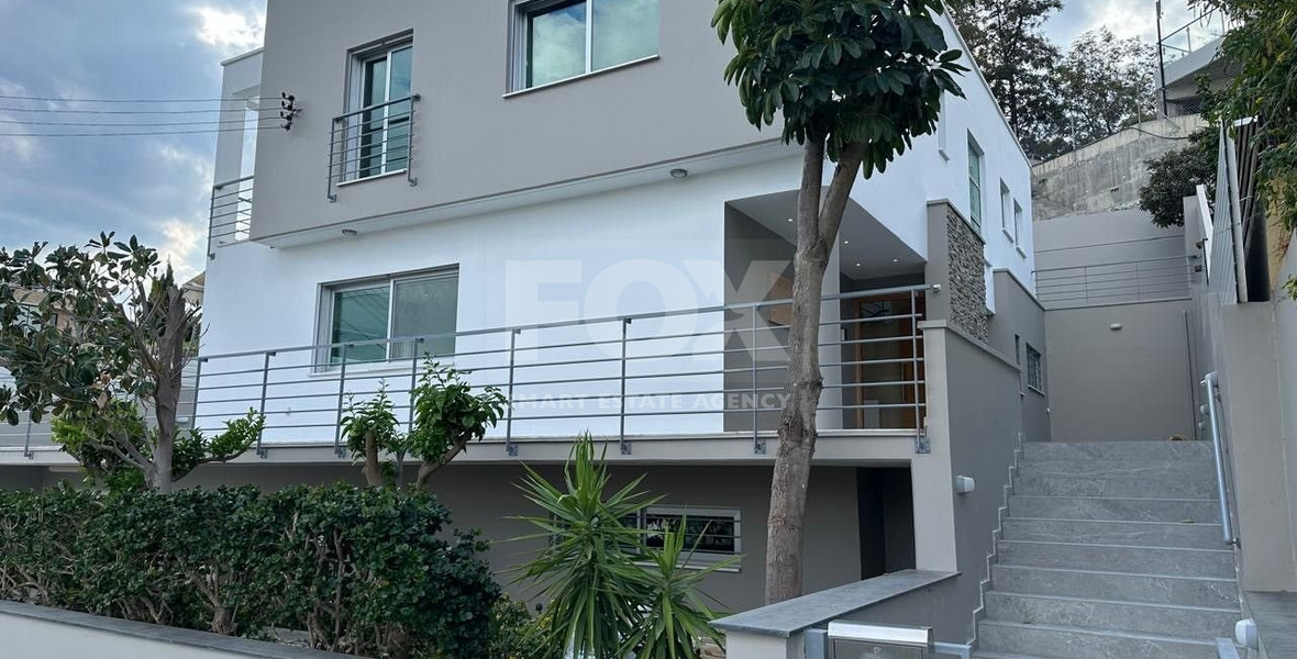 For Sale Elegant Detached 4 bedroom House with separate maid quarter in a Peaceful Germasogia Neighborhood