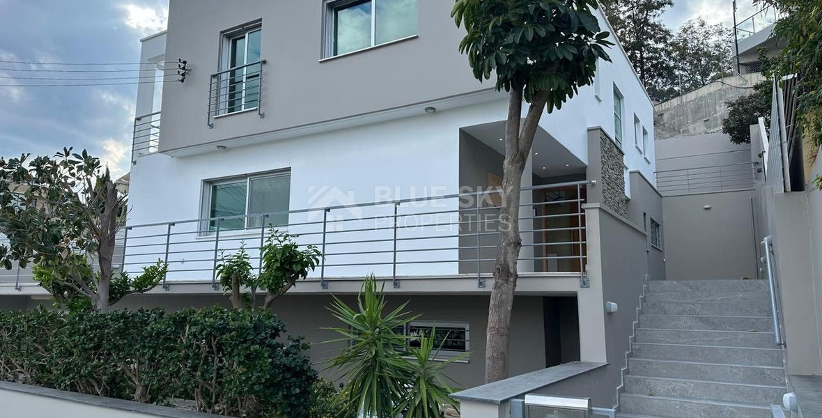 For Sale Elegant Detached 4 bedroom House with separate maid quarter in a Peaceful Germasogia Neighborhood