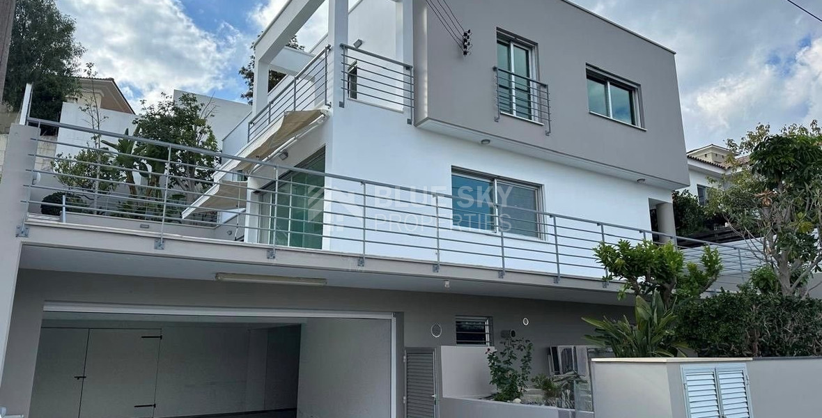 For Sale Elegant Detached 4 bedroom House with separate maid quarter in a Peaceful Germasogia Neighborhood