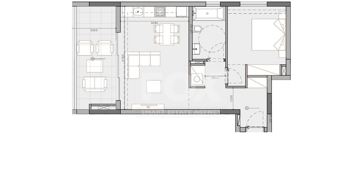 One bedroom apartment for sale in Potamos Germasogeias, Limassol