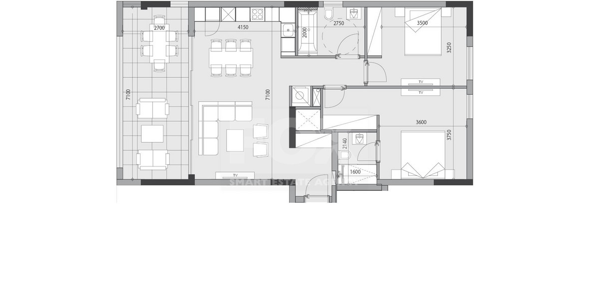 Two bedroom apartment for sale in Potamos Germasogeias, Limassol