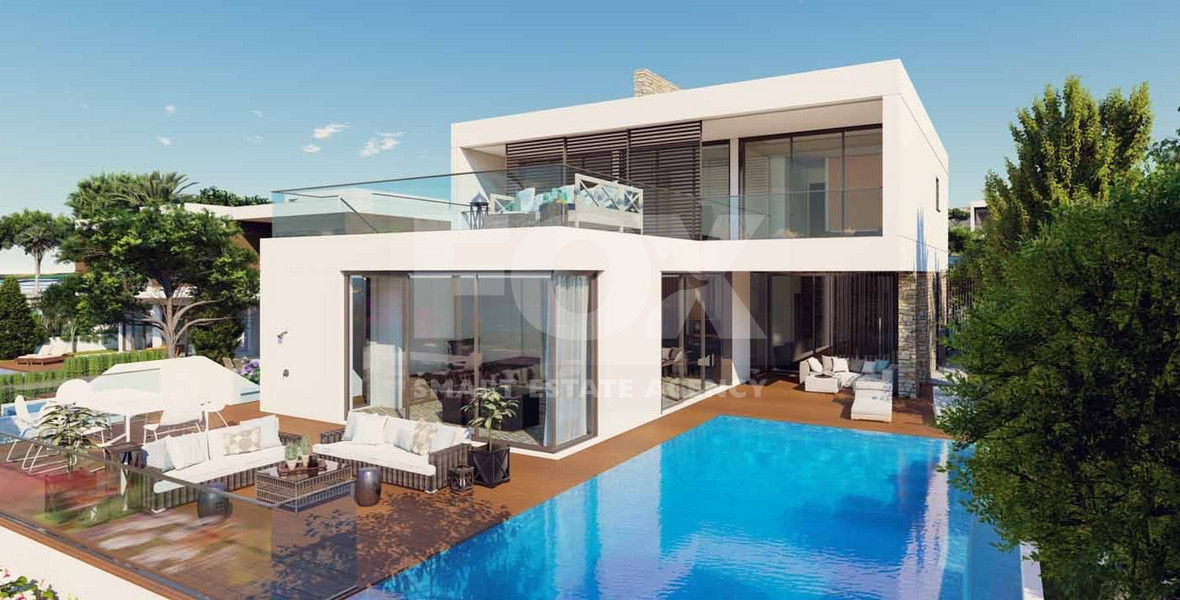 Luxury five bedroom beachfront villa in Chloraka ,Paphos