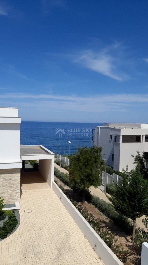 Three bedroom seafront luxury villa in Chloraka, Paphos