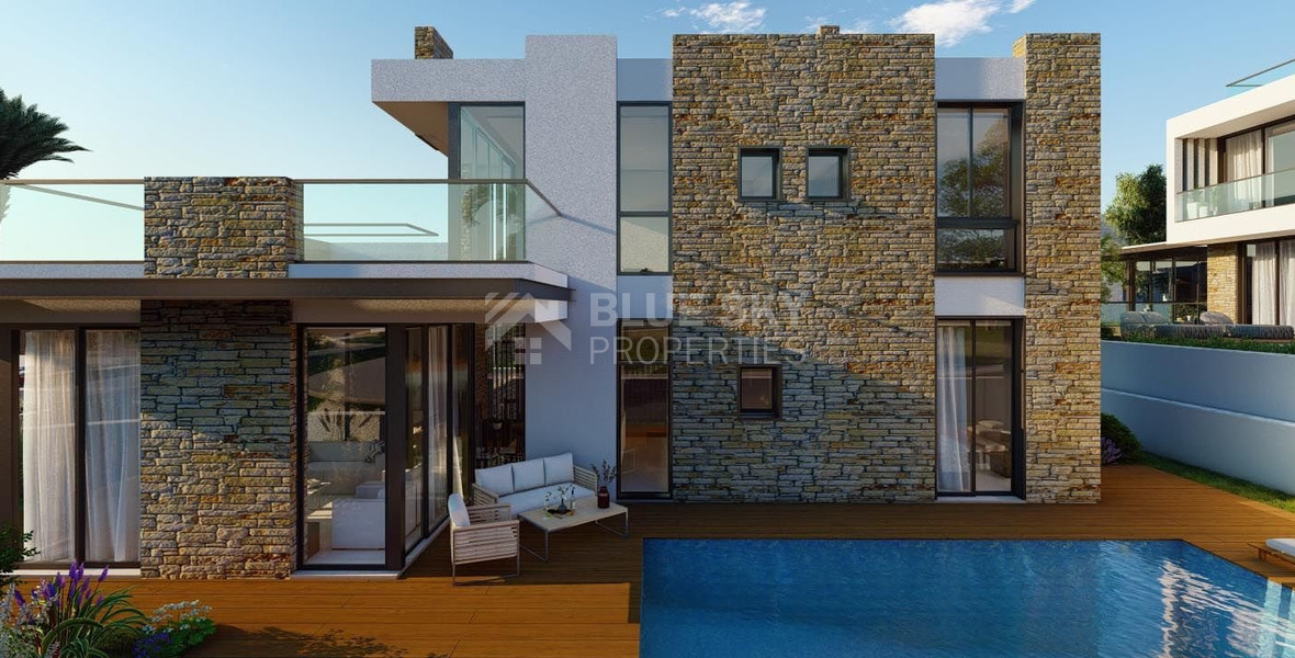 Outstanding three bedroom beachfront villa in Chloraka, Paphos