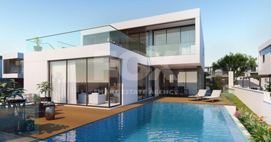For sale an exceptional five bedrooms beachfront villa in Chloraka, Paphos