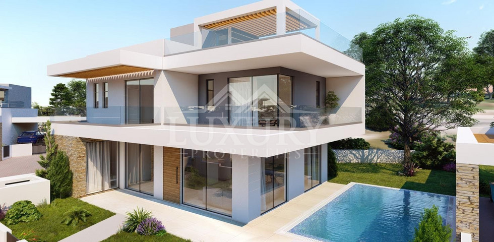 For sale: Modern Seaside Residence with Three Bedrooms and Roof Garden in Chloraka , Paphos