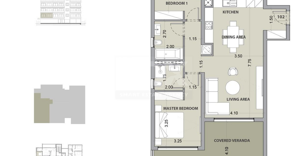 Two bedroom  apartment for sale in Potamos Germasogeias, Limassol