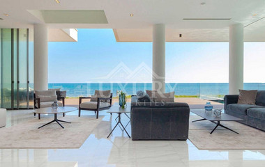 Exclusive modern three bedroom Beachfront Villa with Private Pool in Chloraka, Paphos