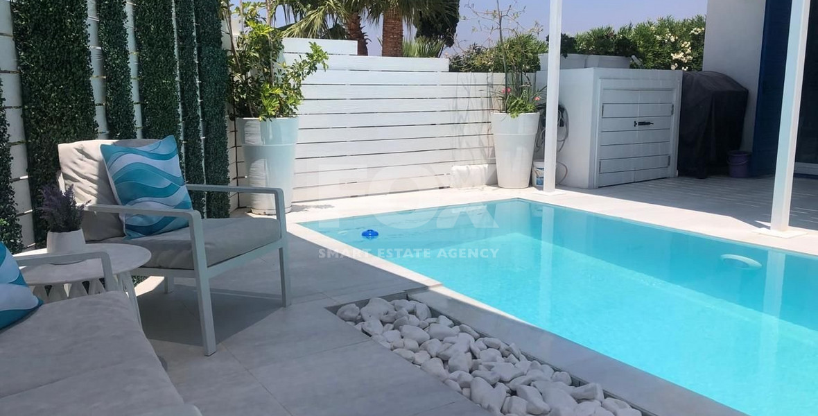 For Sale: Two Bedroom Semi-Detached House With Private Pool - Three Hundred meters from the Beach - Chloraka