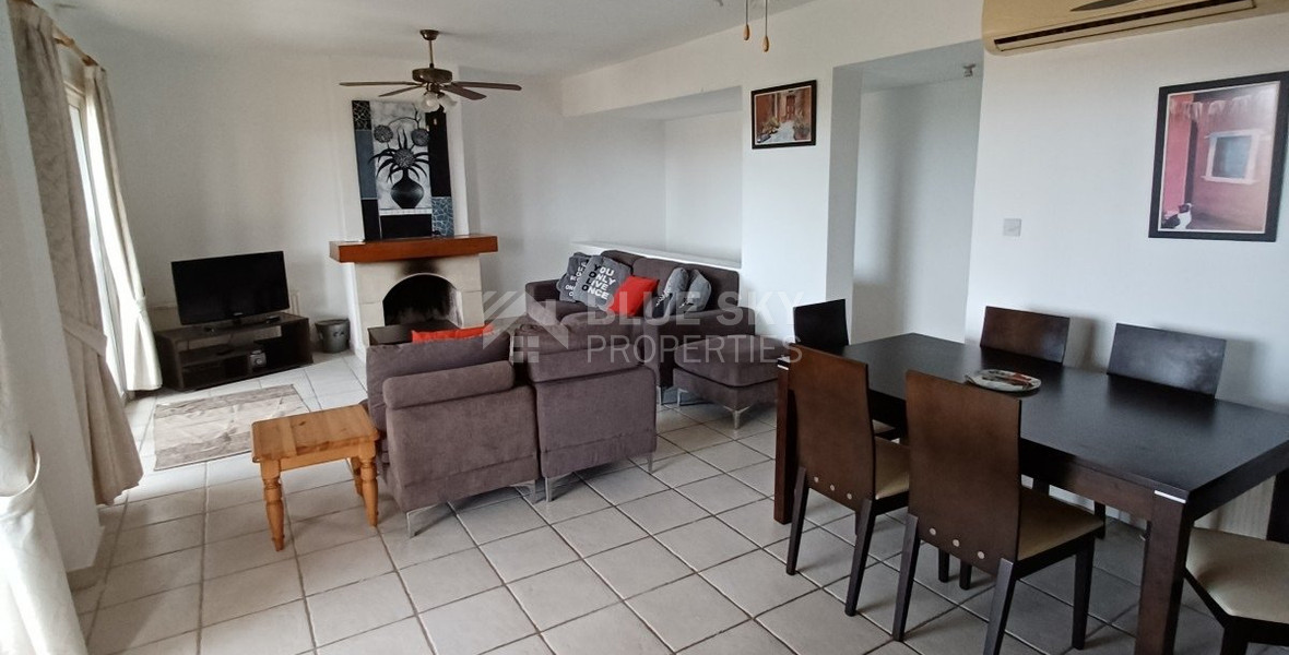 For Sale three-Bedroom Hilltop Villa with Coastal Views in Paphos