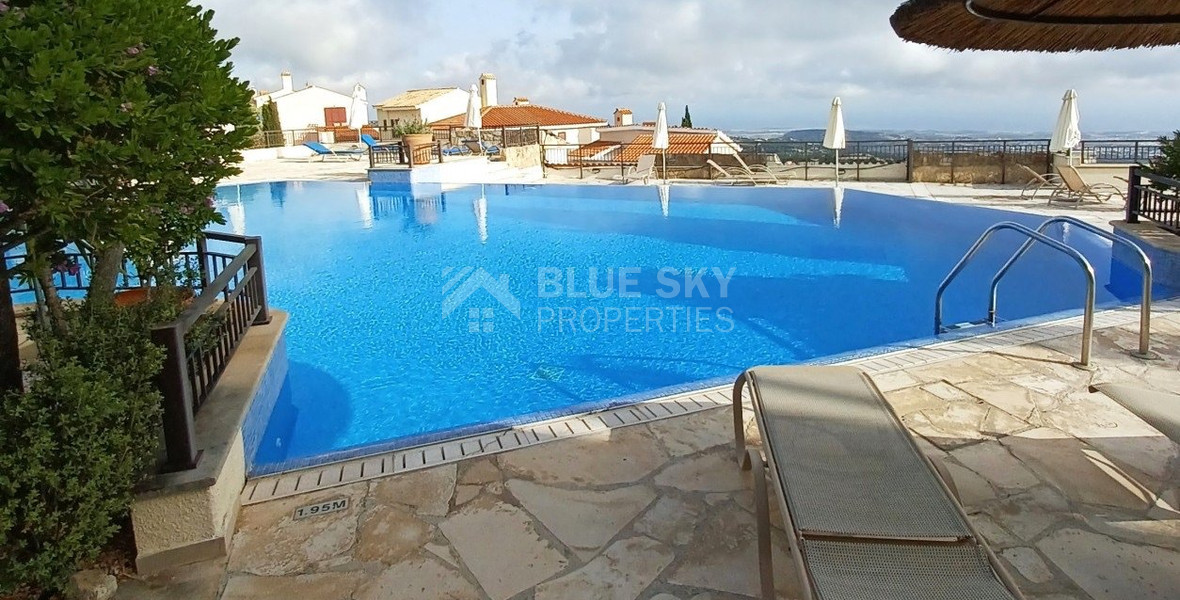 For Sale three-Bedroom Hilltop Villa with Coastal Views in Paphos