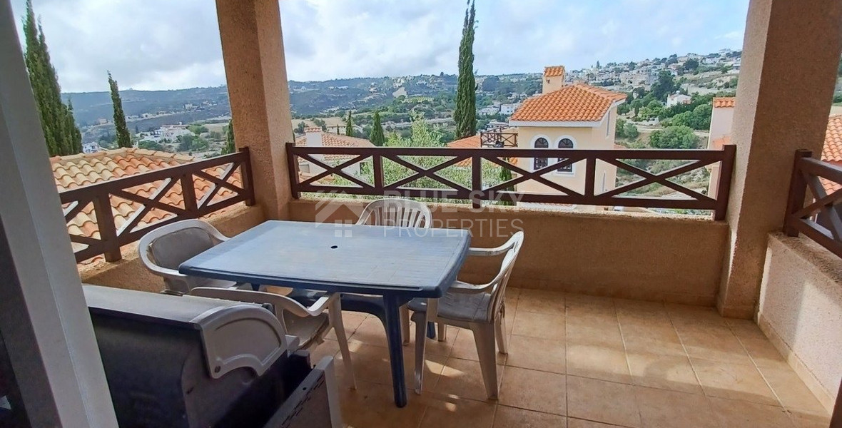 For Sale three-Bedroom Hilltop Villa with Coastal Views in Paphos