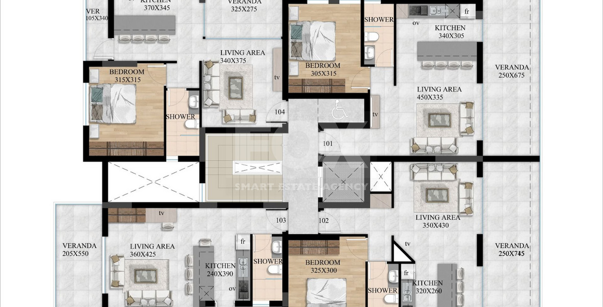 One bedroom apartment for sale in Zakaki, Limassol