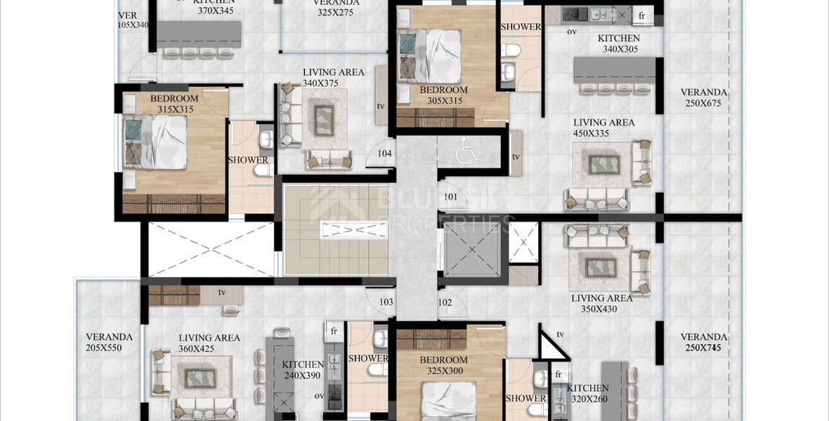 Studio apartment for sale in Zakaki, Limassol