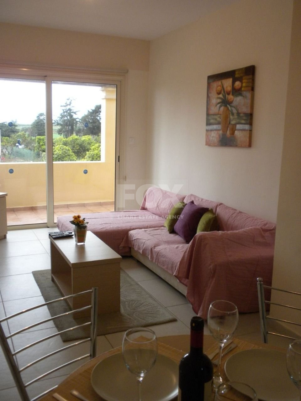Two bedroom elegant apartment in Mandria, Paphos for rent