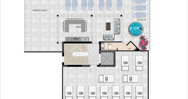 Top floor studio apartment for sale in Zakaki, Limassol