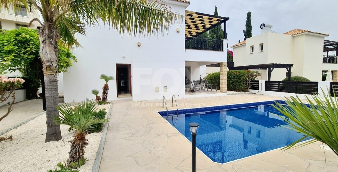 For Rent: Fully Furnished  Three Bedroom Villa in Coral Bay, Peyia with Private Pool