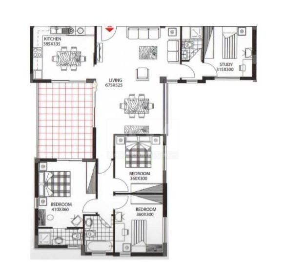 Four bedroom apartment for rent in Agia Zoni, Limassol