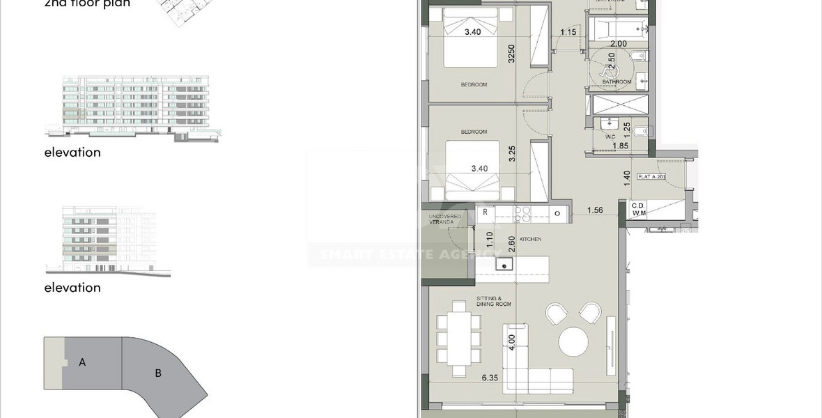 Three bedroom apartment for sale in Agios Tychonas, Limassol