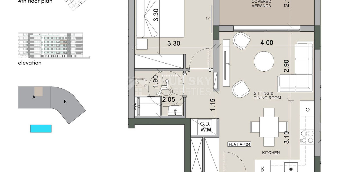 One bedroom apartment for sale in Agios Tychonas, Limassol