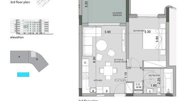 One bedroom apartment for sale in Agios Tychonas, Limassol