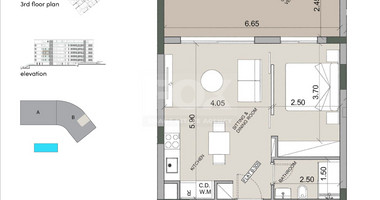 Studio apartment for sale in Agios Tychonas, Limassol
