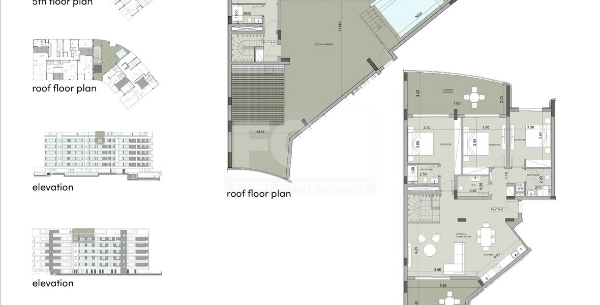 Three bedroom Penthouse with Roof Garden and Private Pool a for sale in Agios Tychonas, Limassol