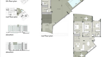 Three bedroom Penthouse with Roof Garden and Private Pool a for sale in Agios Tychonas, Limassol