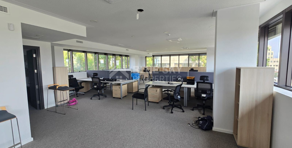 Modern Furnished Office For Rent in Tsiflikoudia, Limassol