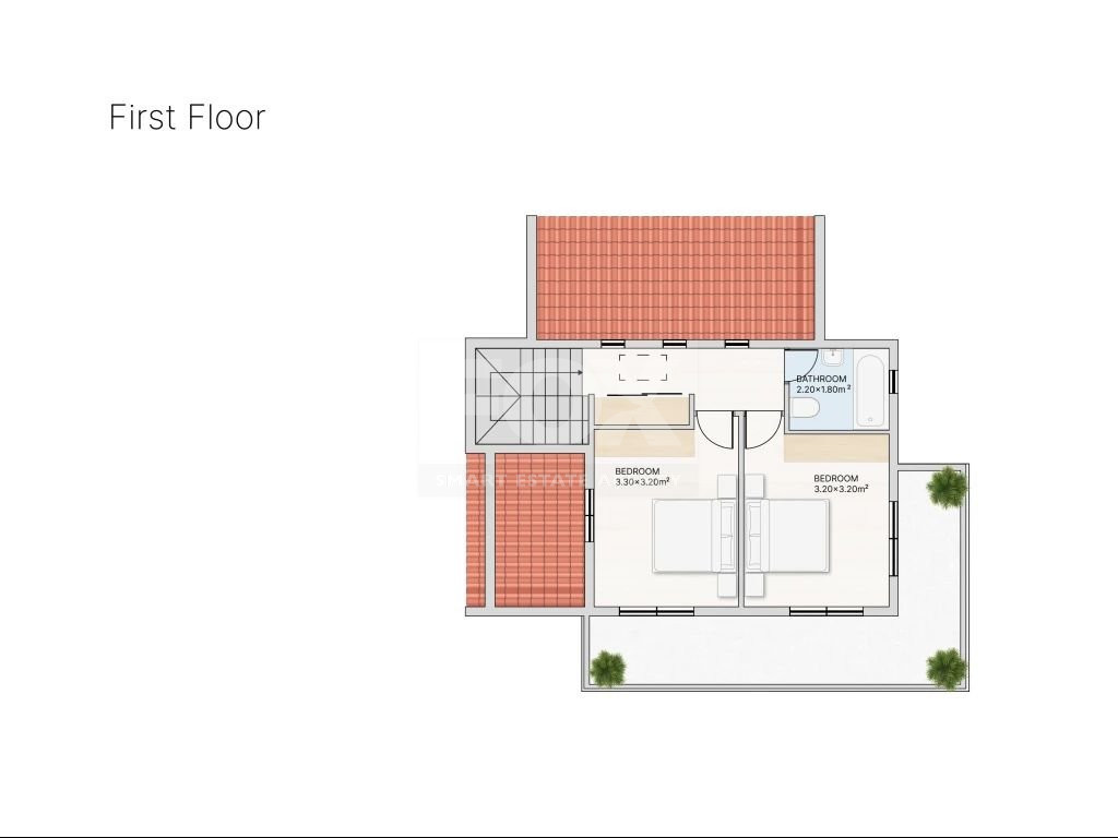 Three bedroom detached villa for sale in Pissouri village, Limassol