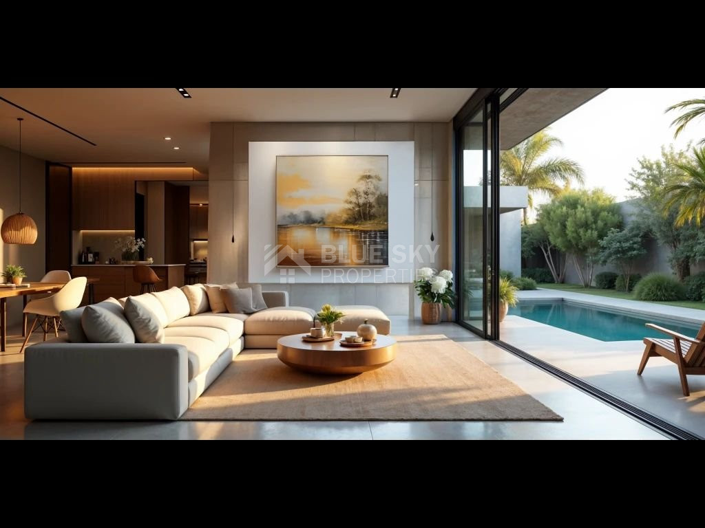 Three bedroom detached villa for sale in Pissouri village, Limassol