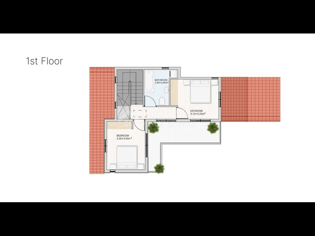 Three bedroom detached villa for sale in Pissouri village, Limassol