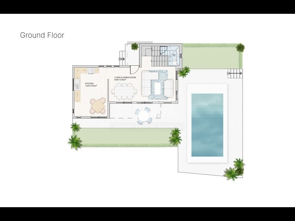 Two bedroom detached villa for sale in Pissouri village, Limassol