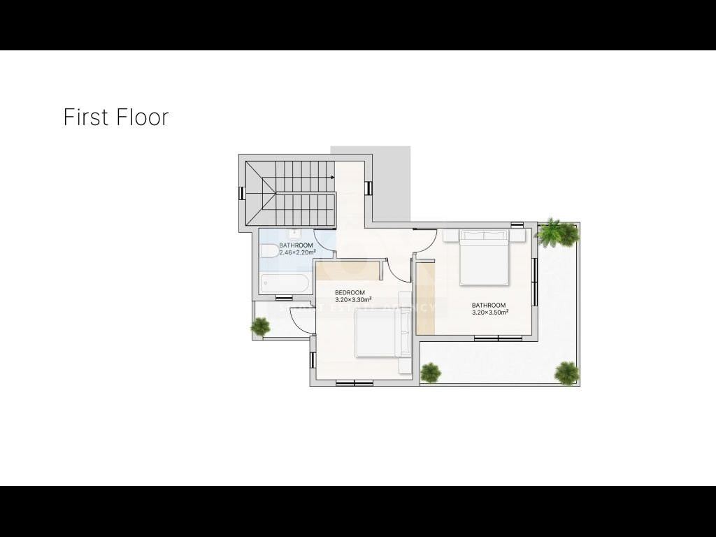 Two bedroom detached villa for sale in Pissouri village, Limassol