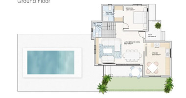 Three bedroom detached villa for sale in Pissouri village, Limassol