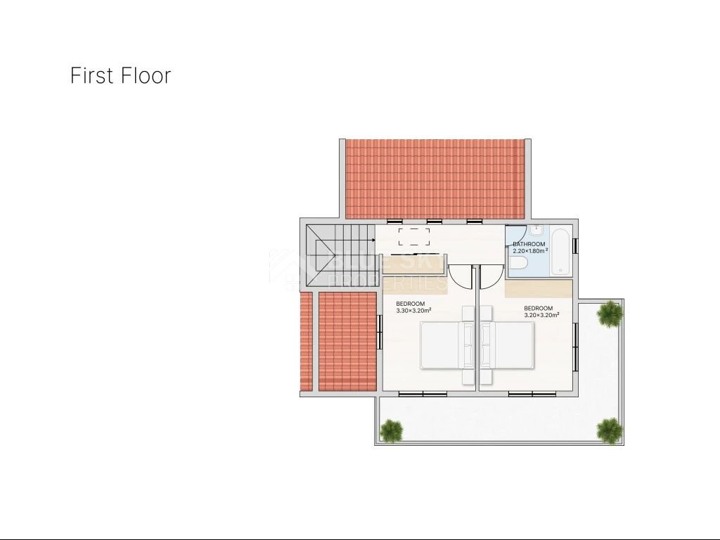Three bedroom detached villa for sale in Pissouri village, Limassol